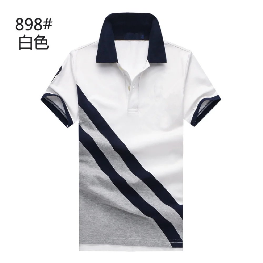 

Hombre Large Pony Polo Shirt Mens Casual Short Sleeve Top 100% Cotton Polo Shirt High Quality Homme Male 2023