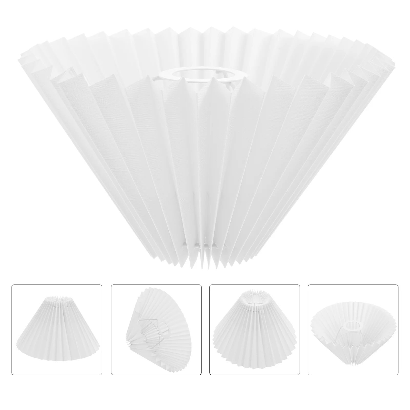 

Lamp Shade Pleated Shades Lampshade Cover Light Lampshades Table Lamps Floor Forclipbarrel Cloth Ceiling Chandelier Fabric