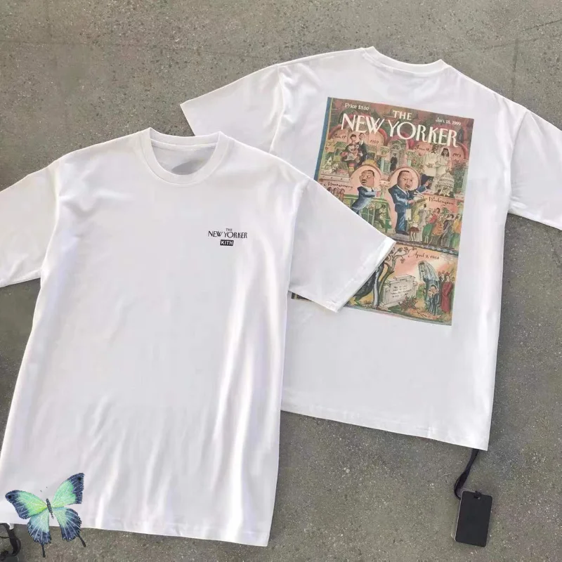 

KITH T Shirt JUSTICE TEE Martin Luther King Joint Male Female Casual T-shirt