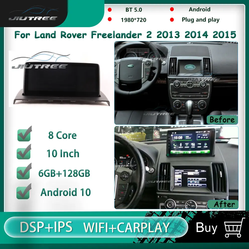 

Android 10 Car Radio For Land Rover Freelander 2 2013 2014 2015 Auto Radio GPS Navigation Head Unit Multimedia Player Carplay