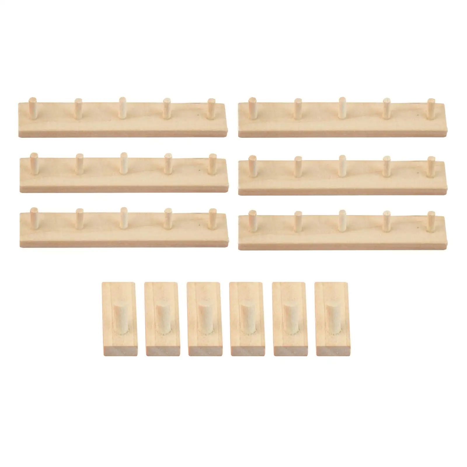 

6 шт./набор, миниатюрные настенные крючки для одежды