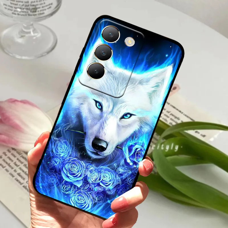 ДЛЯ Vivo V40 SE чехол крутой Мягкий силиконовый для телефона из ТПУ