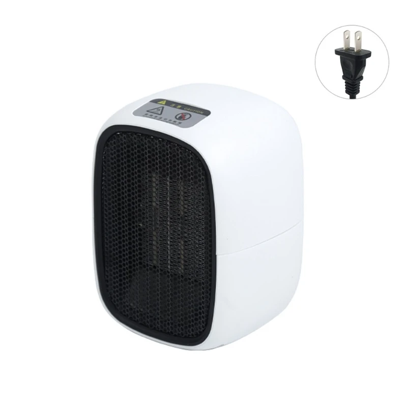 

D0AB 500W Household Space Heater Electric Heater US/EU Plastic Electric Fan Heater