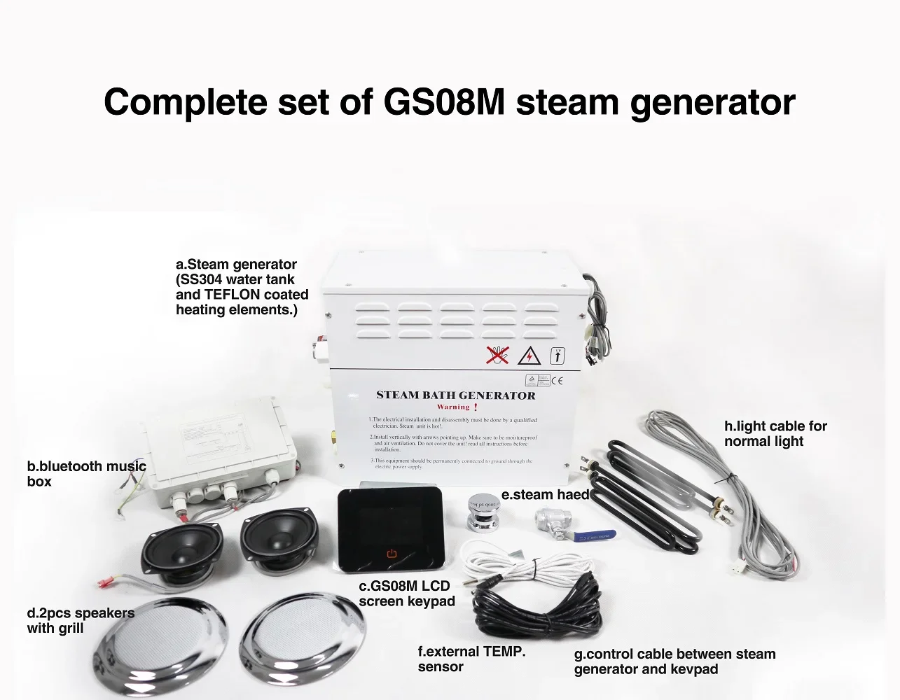 Генератор паровой ванны SUNDREAM GS08M 4 5-18 кВт для сауны