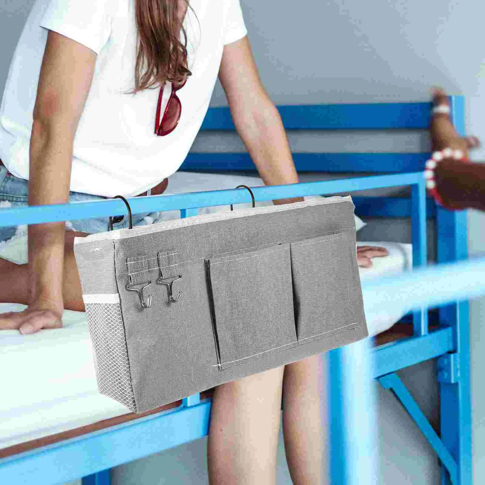 

Bedside Storage Bag Dormitory Hanging Fabric Organizer Supplies Sundries Holder