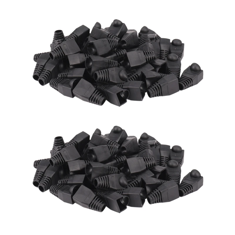 

100X Plastic Boot Cap Plug Head for RJ45 Cat5/6 Cable Modular Connector Network