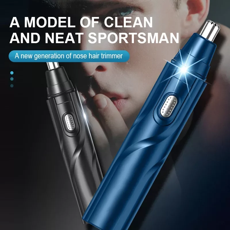 

Battery Powered Electric Nose Hair Trimmer Men'S Nose Cleaning Hair Remover Men'S Artifact Rechargeable Nose Hair Scisso