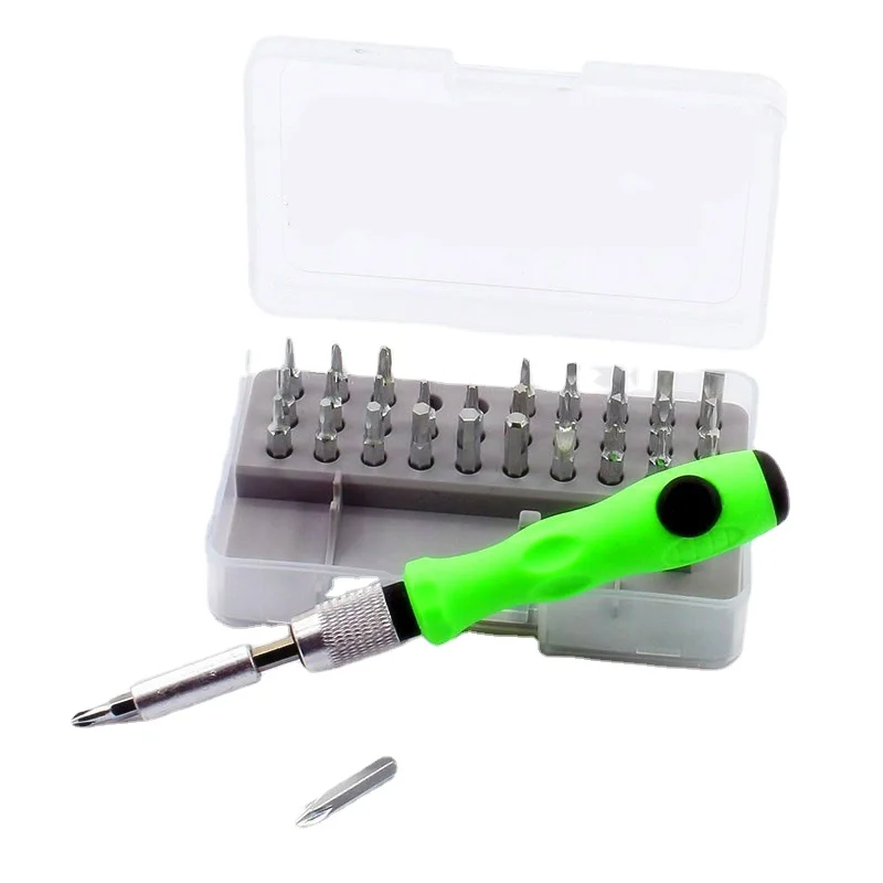 

32 In 1 Screwdriver Set for Mobile Phone Disassembly Maintenance Tool Cross CRV Screwdriver Head Multi-purpose Tools