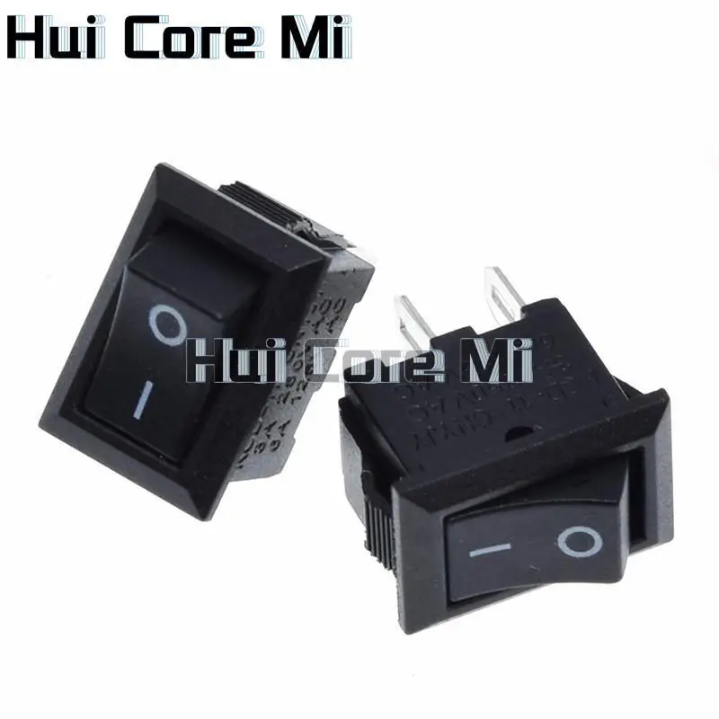 Фото 10 шт./лот 10*15 мм SPST 2PIN ВКЛ/ВЫКЛ G130 кулисный переключатель для лодки KCD11 3A/250 В приборная панель автомобиля грузовик RV ATV дом №1