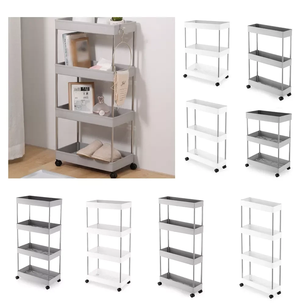 

2022, тележка для хранения, переносной стеллаж, органайзер для хранения, скользящая тележка для хранения, стойка для кухни и ванной