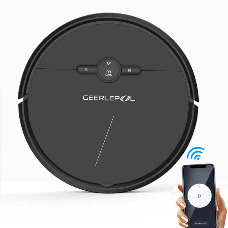 

Geerlepol 3 in 1 Cleaning Vacuum+Sweep+Mop Vacuum Cleaner Self-charging Rechargeable Robotic Vacuums