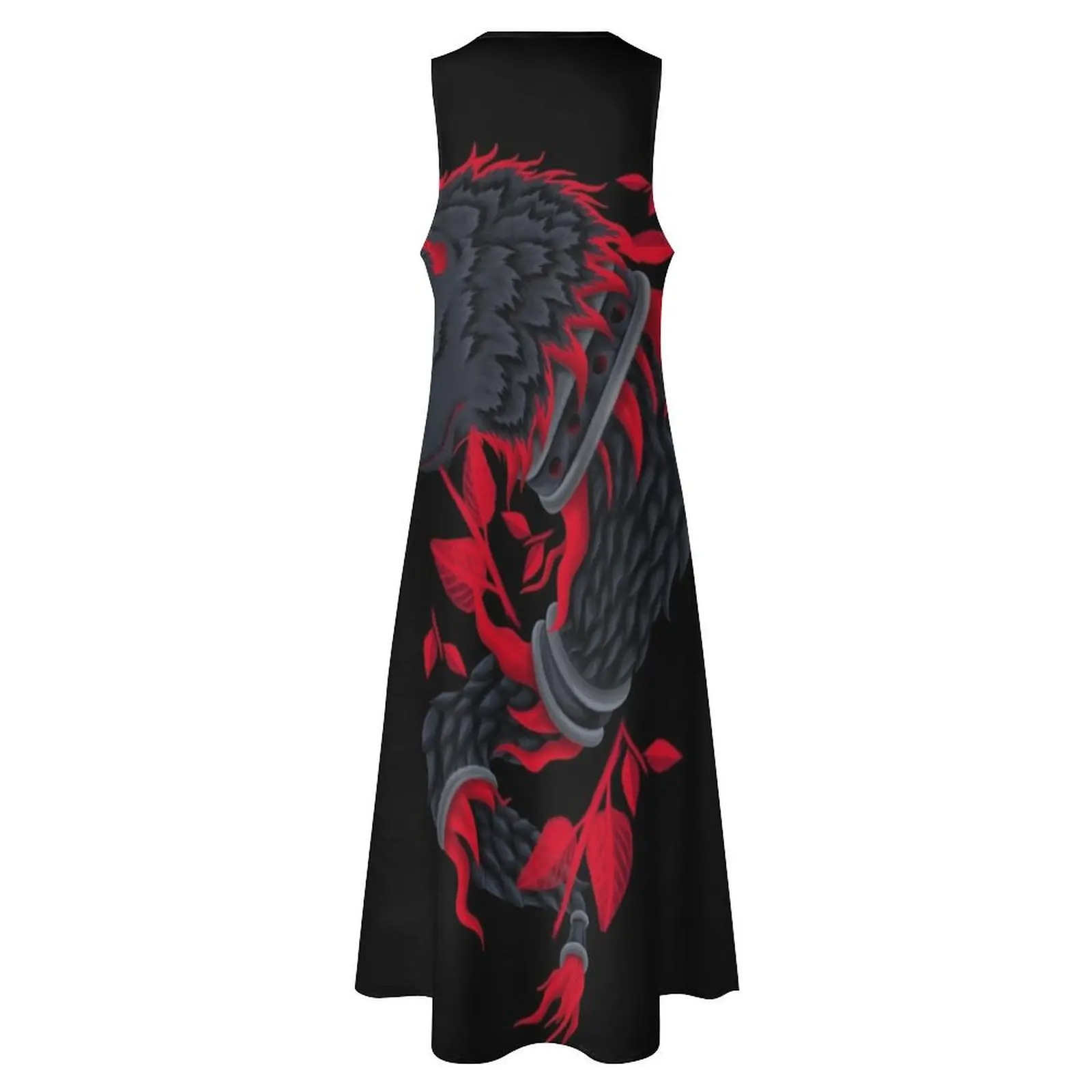 Dacian Draco Long Dress летние платья элегантное платье