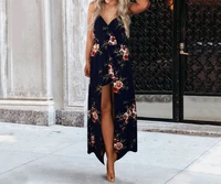 2022 fashion summer new womens thin v neck suspender jumpsuit female lady casual rompers