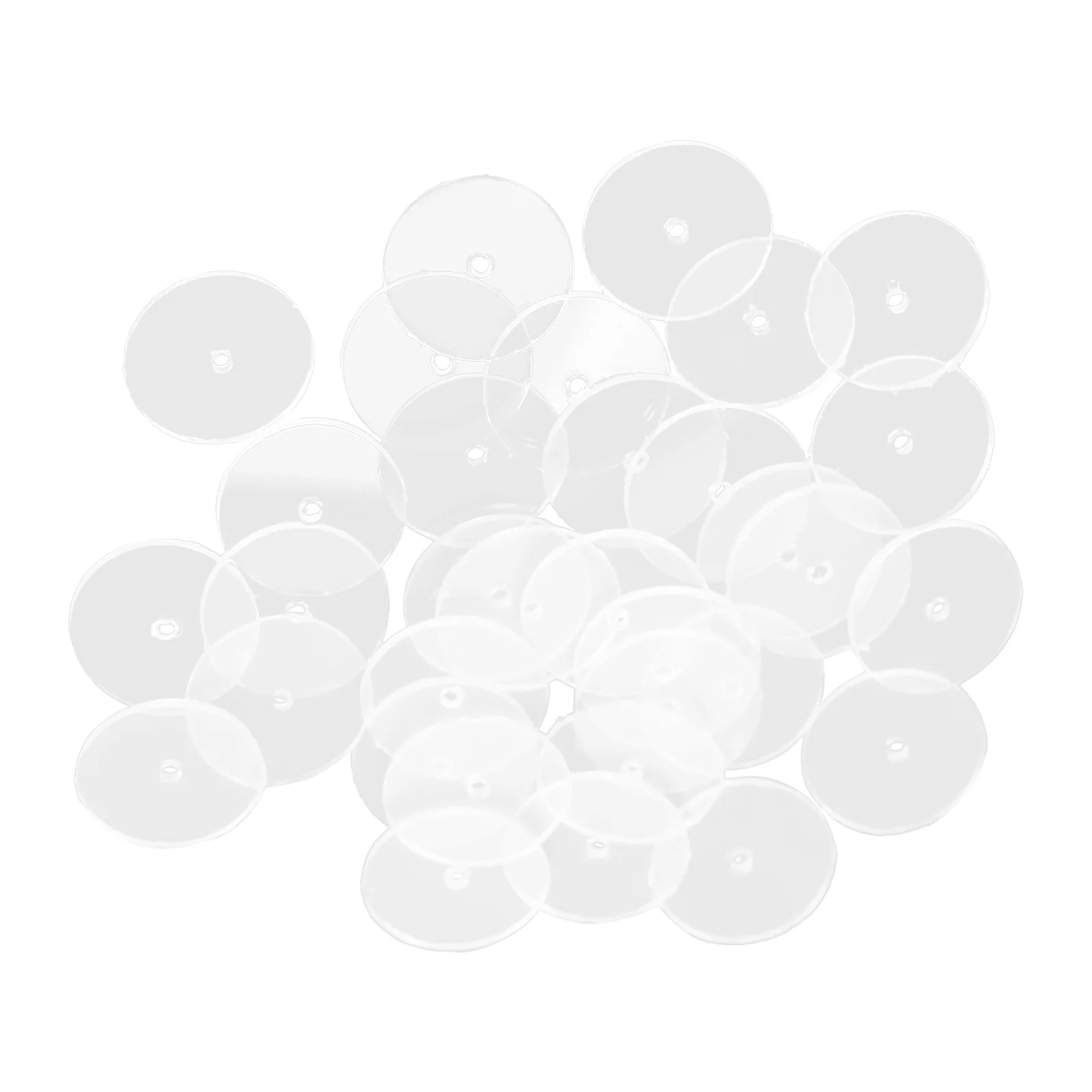 50 шт. прокладка для сережек пластиковые диски серьги-подкладки задние части