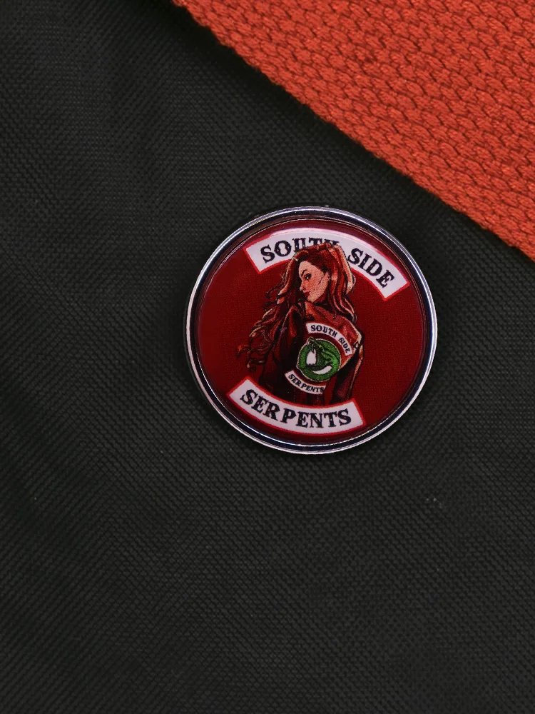 Значок с цветами шерила южные змеи брошь визуальным приключением американская