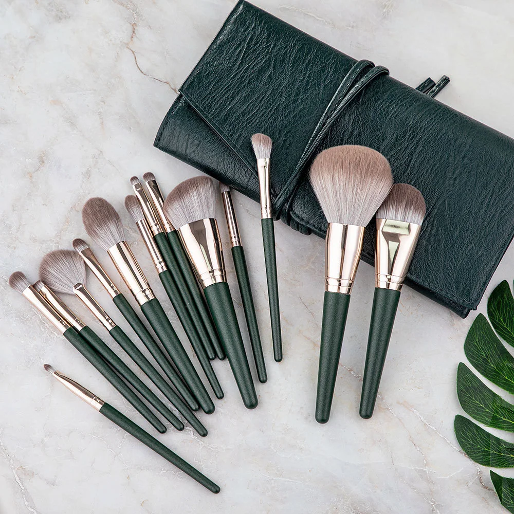 

14pcs Makeup Brushes Set for Cosmetic Foundation Powder Blush Eyelash Wands Eyeshadow Kabuki Blending Make Up Brush Beauty Tool