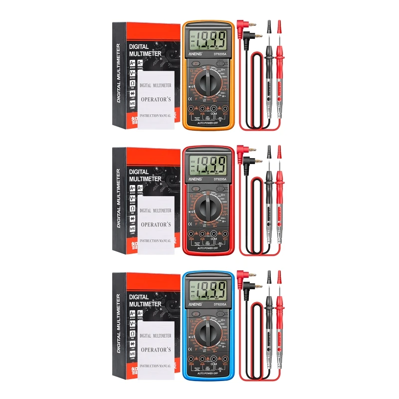

Digital Multimeter Handheld Digital Multimeter AC/DC Volt- Amp Ohm Capacitance