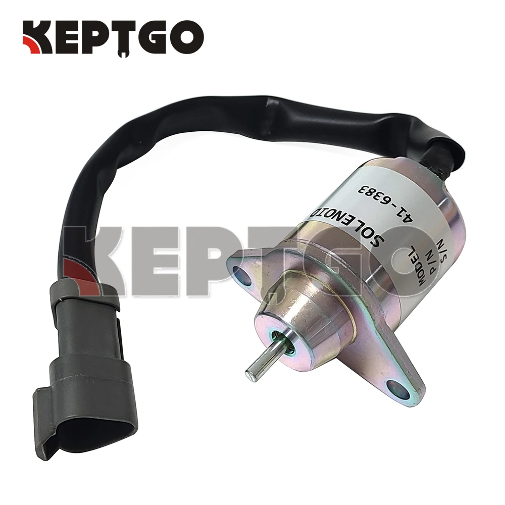 41-6383 стопорный соленоид 12 В для Yanmar 482 4 82 - 4TNE84 486 Thermo King 41-4306 1503ES-12S5SUC11S SA-4920 SA-4561