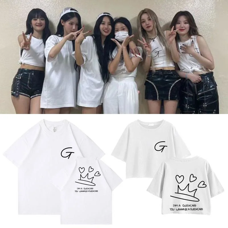 

GIDLE World Tour 2023 I am FreeTy Surrounding Seoul Stadium Same Short Sleeve T-shirt