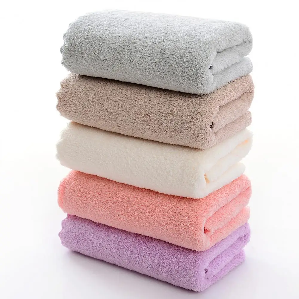 

Towel for Home Eco-friendly Anti-deform Polyester Fluffy Face Supplies for Home