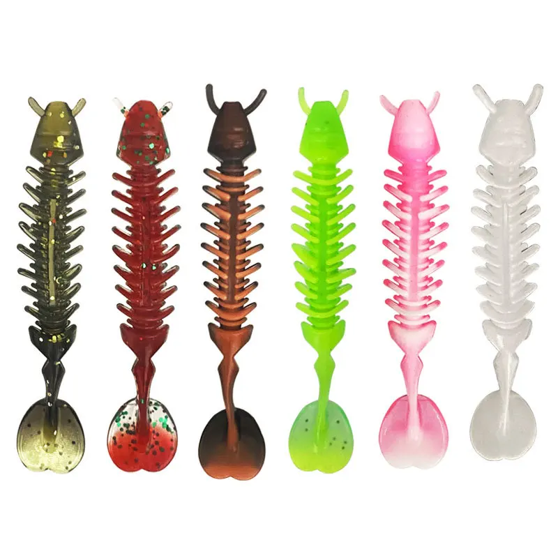 Новая оптовая продажа приманок с обратной нитью мягкая приманкаTTail и рыбная