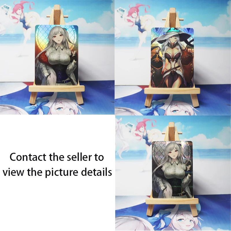 

9Pcs/set Goddess Story Bikini Beautiful Girl Refraction Color Flash Card Kawaii Anime Peripherals Collection Cards Gift Toys
