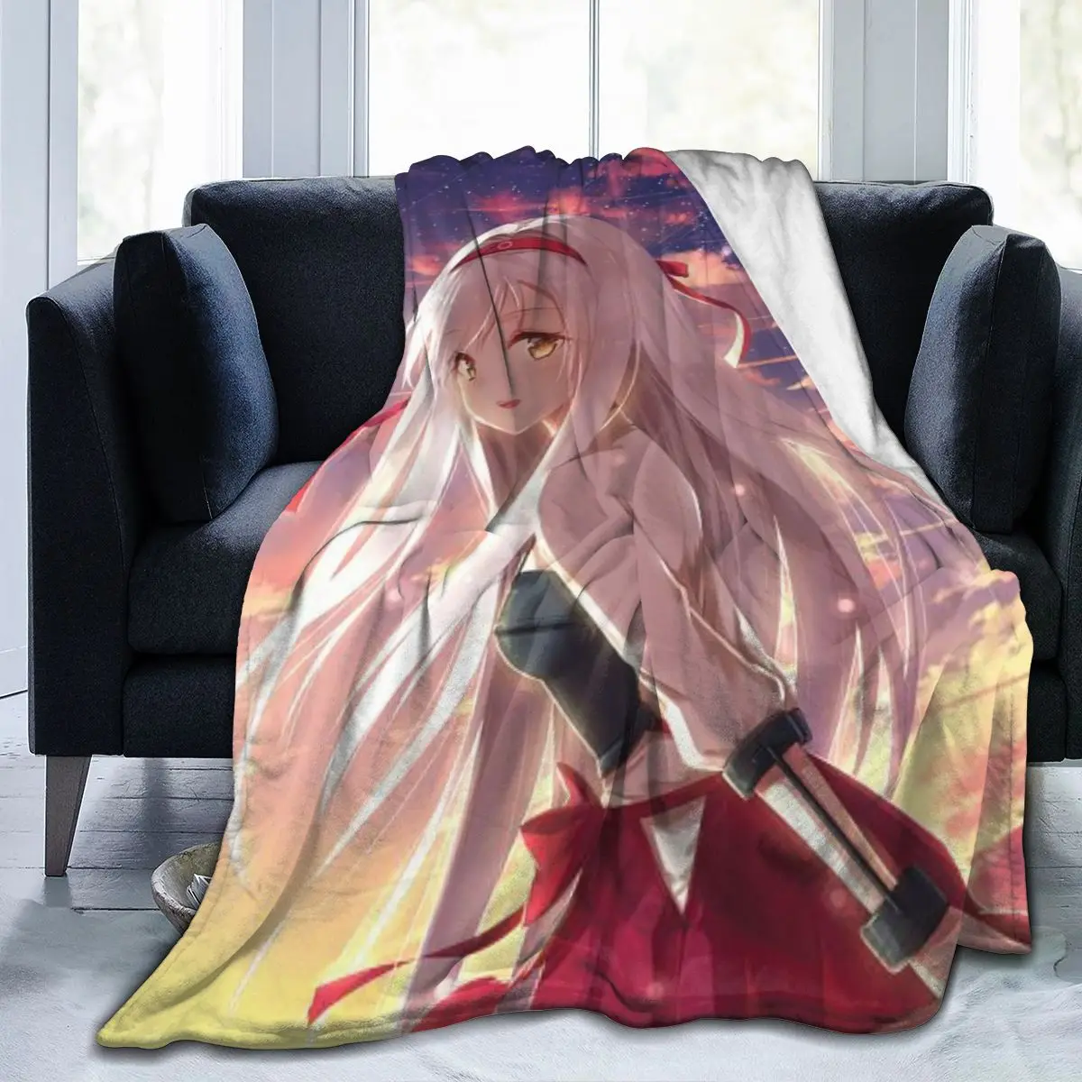 

Warship mother flannel 3D printed blanket cartoon throwing bed sheet blanket Bed Blanket Sofa gift children's birthday gift
