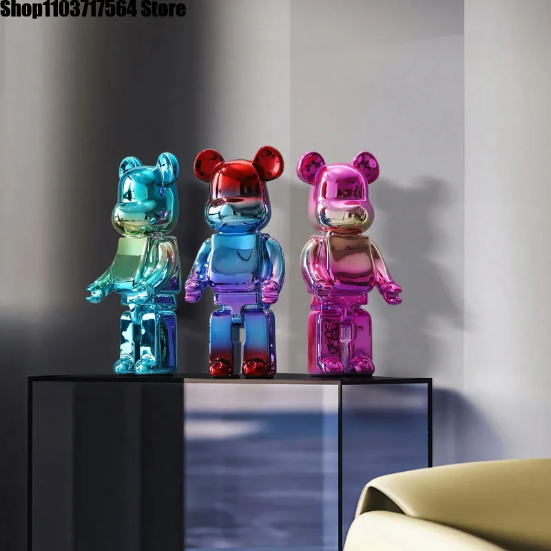 Высококачественный медведь 26 см полимерный граффити искусственный брикет