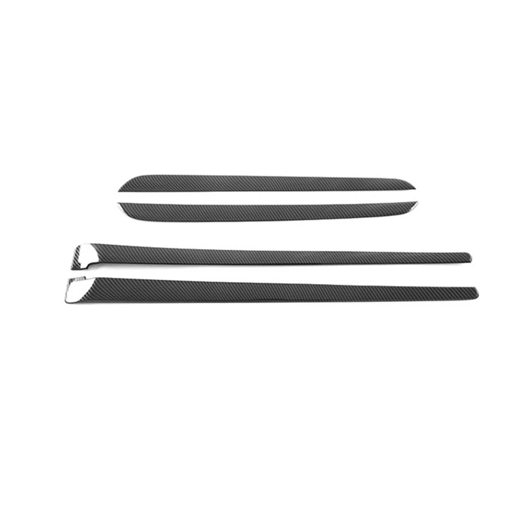 

4Pcs Car Carbon Fiber Interior Door Panel Strips Decoration Cover Trim Fit for Honda HRV XRV XR-V HR-V 2022+