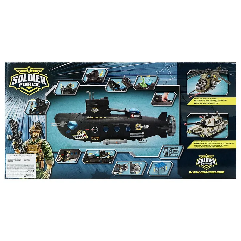 Игровой набор Глубоководная подводная лодка Soldier Force Chap Mei лодка|Игрушечная