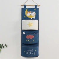 storage bag 12347 pockets wall hanging pouches bedside door house sundries wardrobe cosmetic makeup toys organizer container