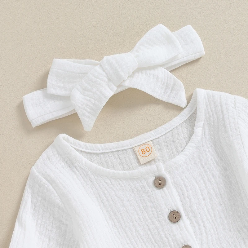 

Платье однотонное с кружевной отделкой, пуговицами и длинным рукавом