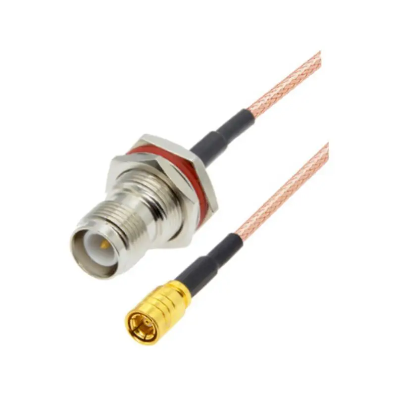 Кабель-адаптер RG316 RP-TNC (гнездо) - SMB (гнездо) для антенн GSM, LTE, GPS (art.: 3920da4134256) - 3920da4134256