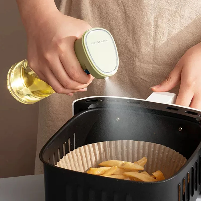 

Кухонный распылитель оливкового масла с нажимной форсункой, бутылка с насосом, герметичный гриль, опрыскиватель для барбекю, диспенсер для ...