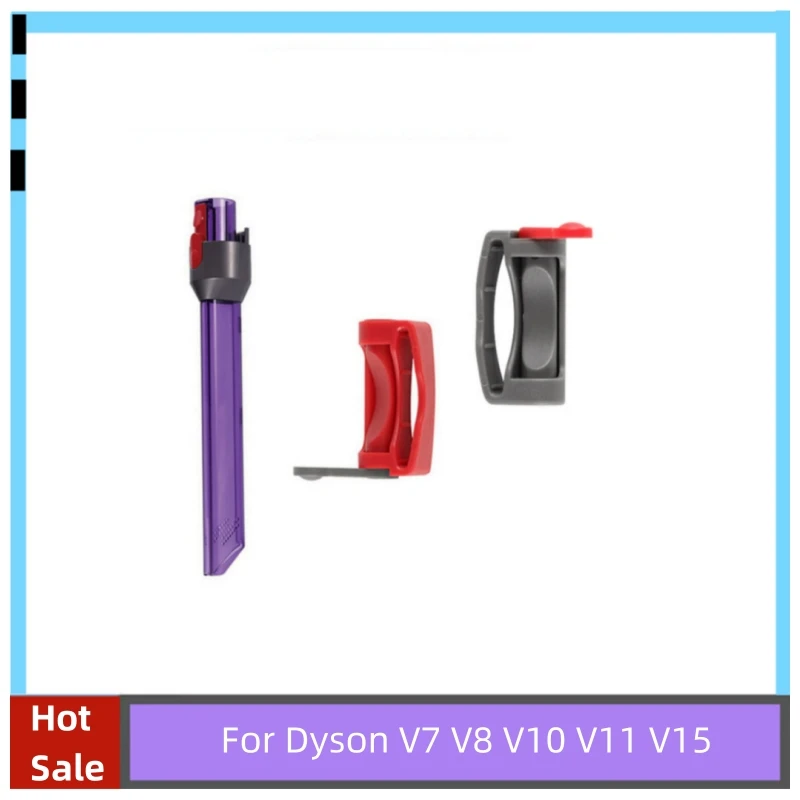 

LED Light Flat Suction Vacuum Cleaner Accessory Gap Suction Head Switch Button for Dyson V7 V8 V10 V11 V15