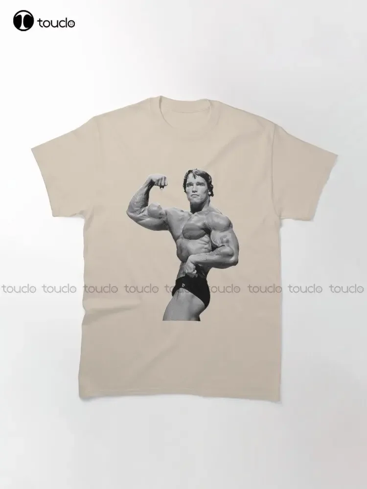 Arnold Schwarzenegger Classic T-Shirt Custom Aldult Teen Unisex Digital Printing Tee Shirts Funny Art Streetwear Cartoon