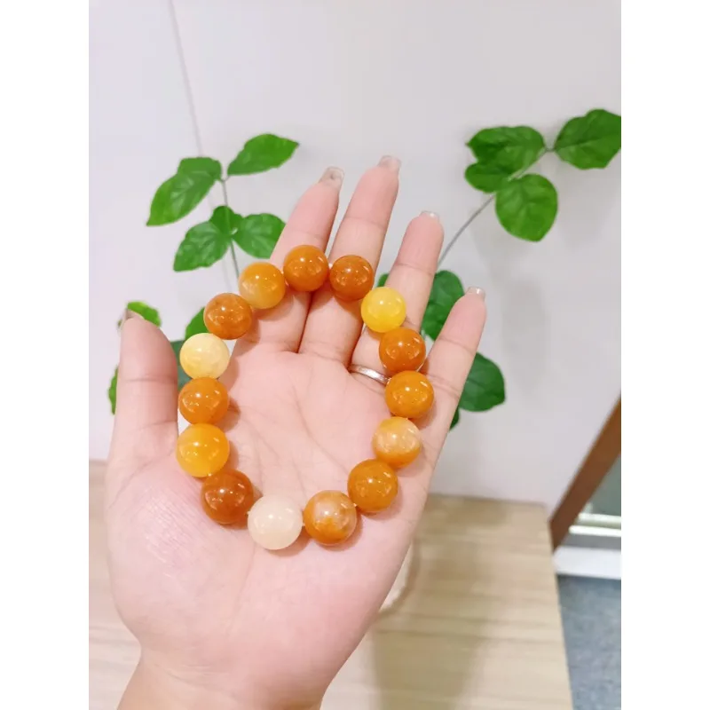 Новый многоценный нефритовый браслет Huanglong простой и универсальный.