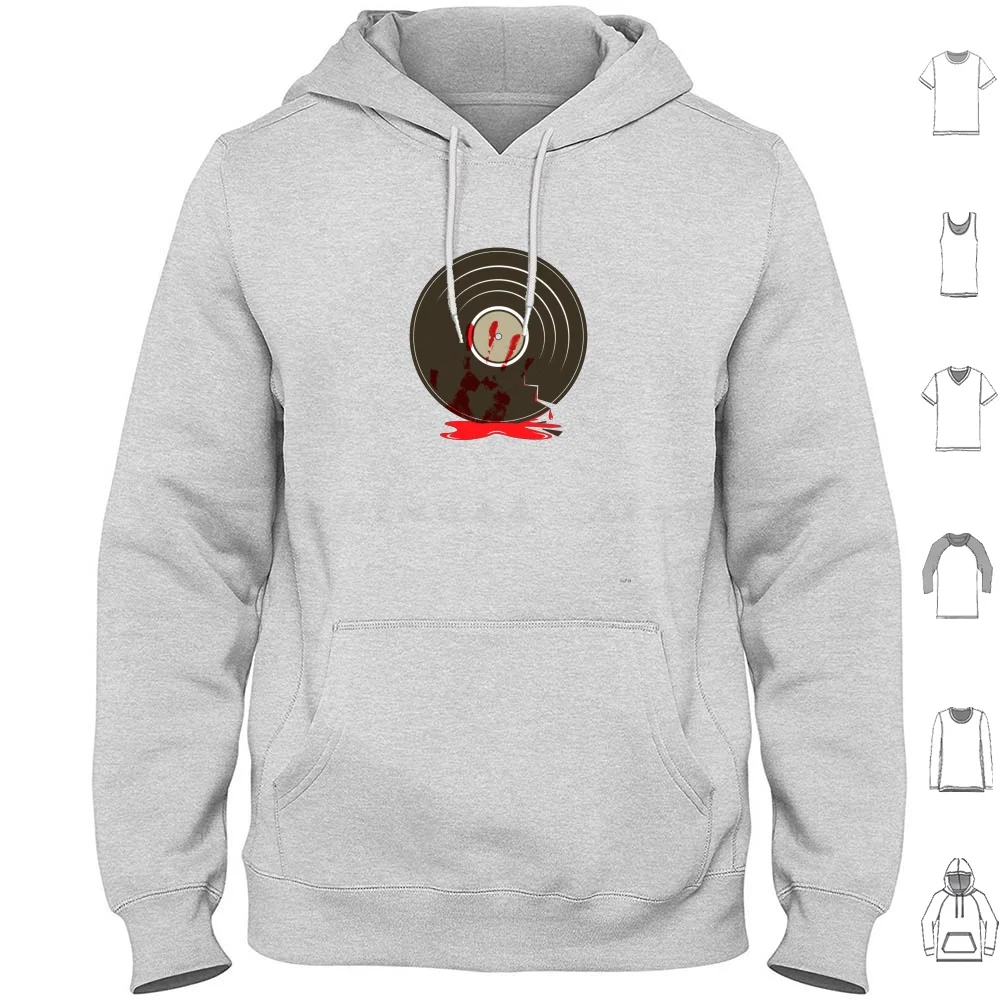 The Death Of Vinyl Hoodies Long Sleeve Drum And Bass Dub Step Hardcore House Mp3 Music Rave Record Techno Vinyl Old