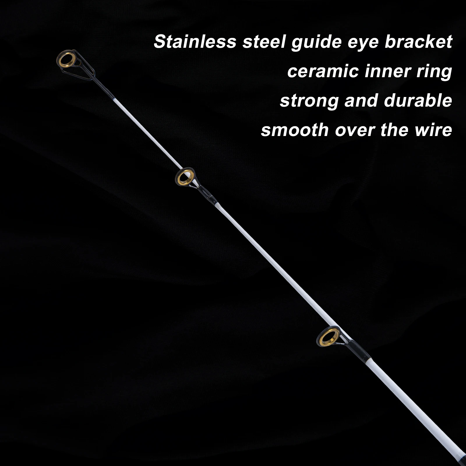 Goture Ice Fishing Rod 60 см 65 Зимняя удочка из твердого стекловолокна Ледяные удочки Ультра