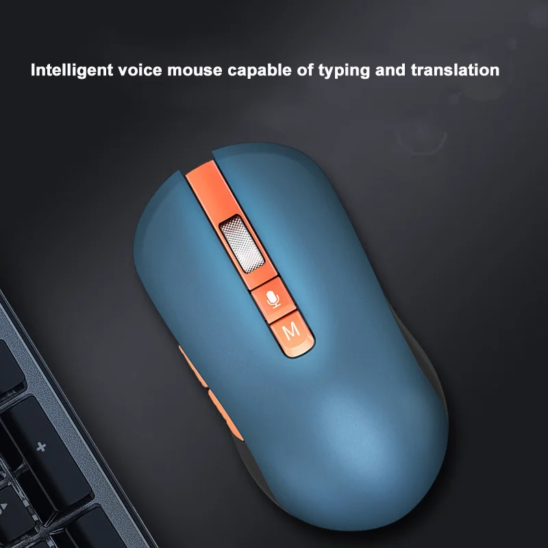 Купи Smart Voice Mouse Translation Rechargeable Mouse Bluetooth 5.0 2.4G Dual Wireless Mode AI Voice Control for Office Computer за 1,777 рублей в магазине AliExpress