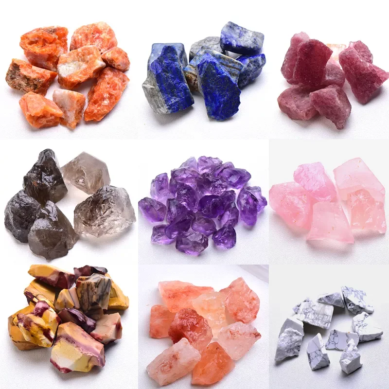 

NEW2023 1PC Natural Crystal Quartz Minerals Specimen Amethyst Rose quartz Irregular Shape Rough Rock Stone Reiki Healing Home De