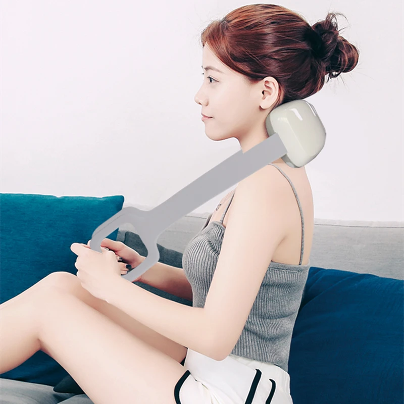 

Cordless Shiatsu Neck Back Massager with Heat Deep Tissue 3D Kneading Compact Electric Pillow for Legs/Body/Neck Muscle Relief