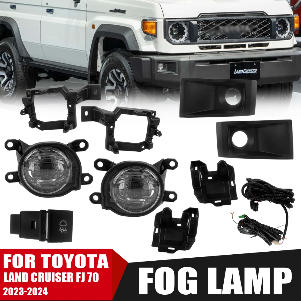 Светодиодный дневный фонарь DRL для TOYOTA LAND CRUISER FJ70 2023-2024 дневные ходовые огни