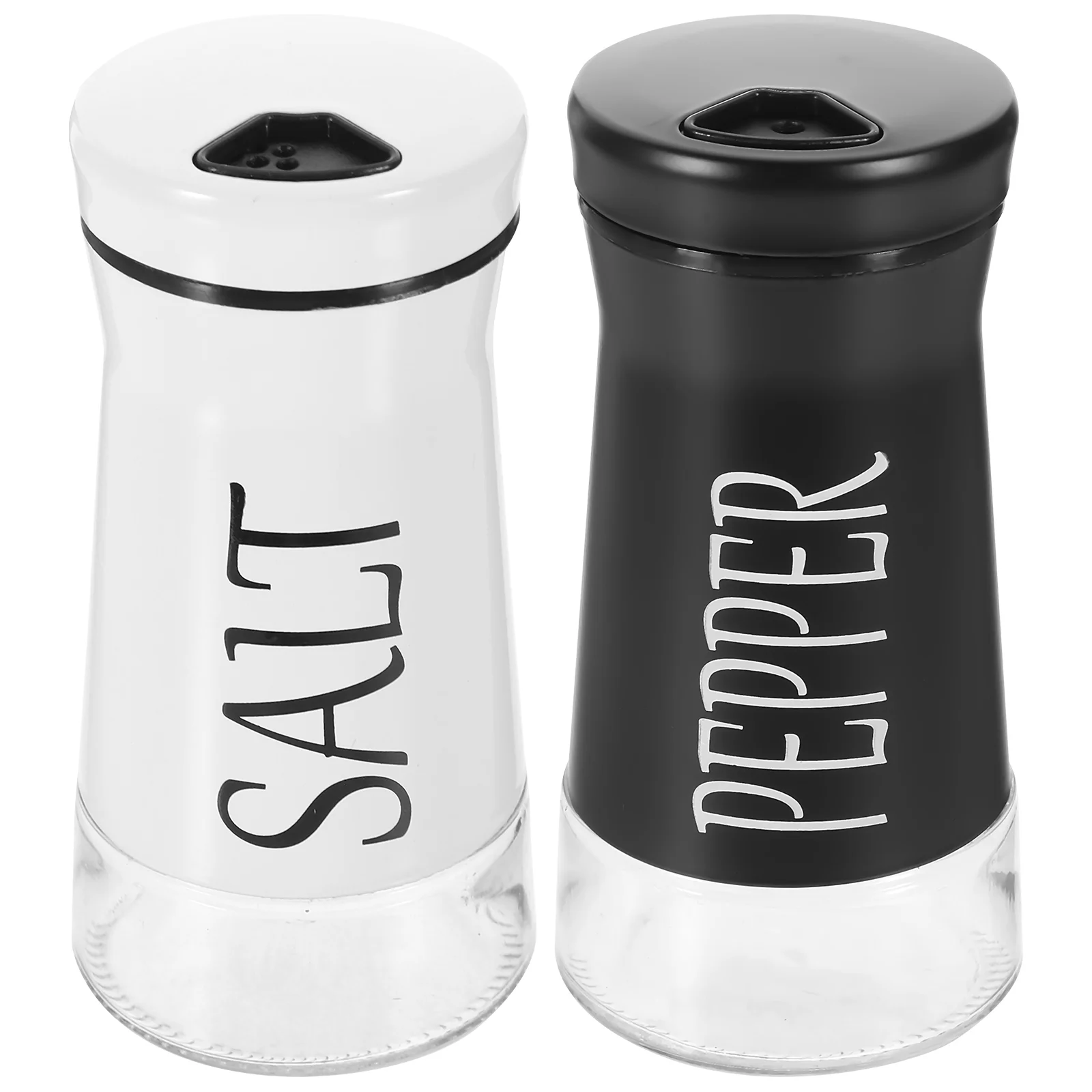

2 Pcs Kitchen Seasoning Containers Pepper Salt And Shakers Jar Jars Stainless Steel Spice Bottle Condiment
