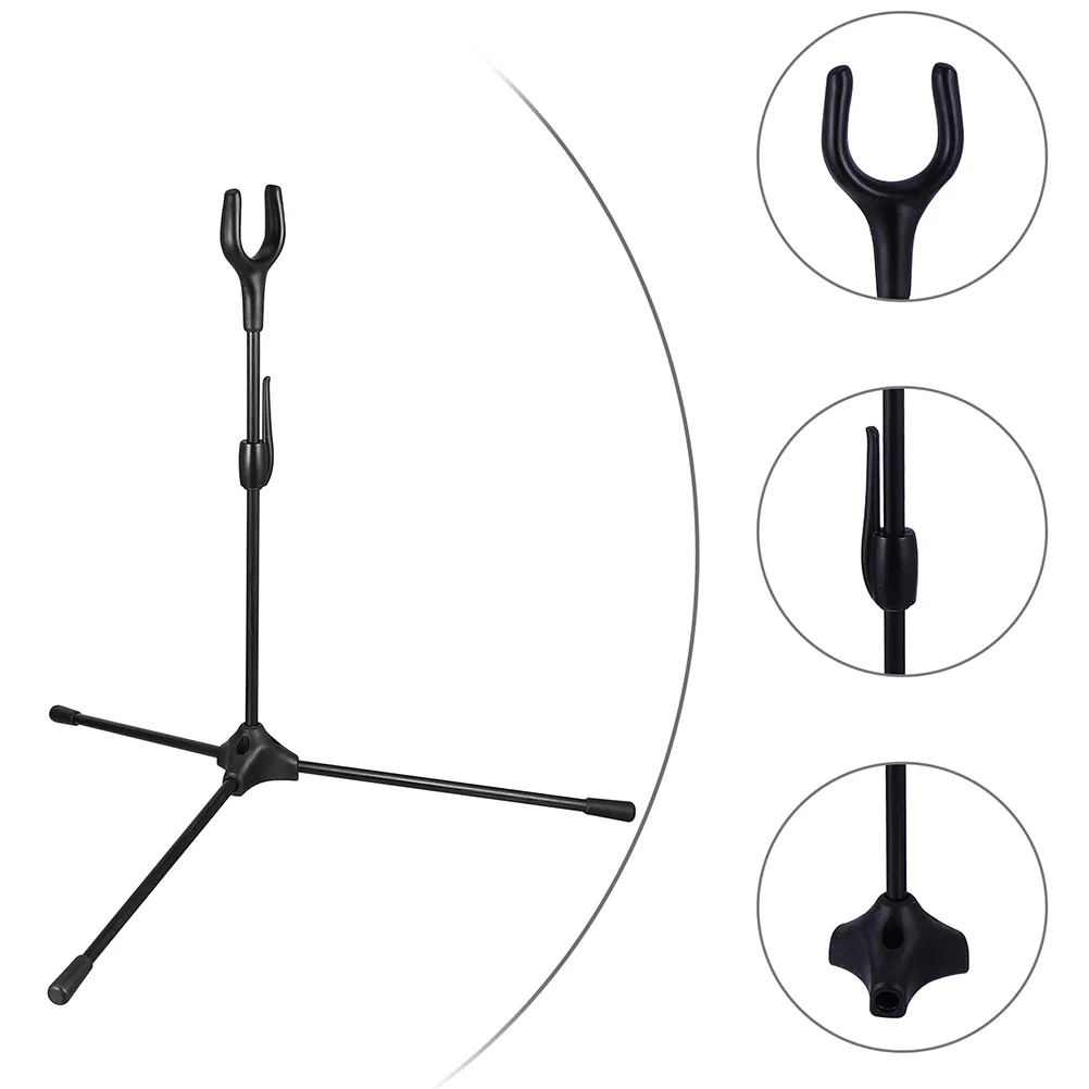 

Glass Fiber Tripod Bow Stand Portable Recurve Bow Rack Foldable Bow Bracket