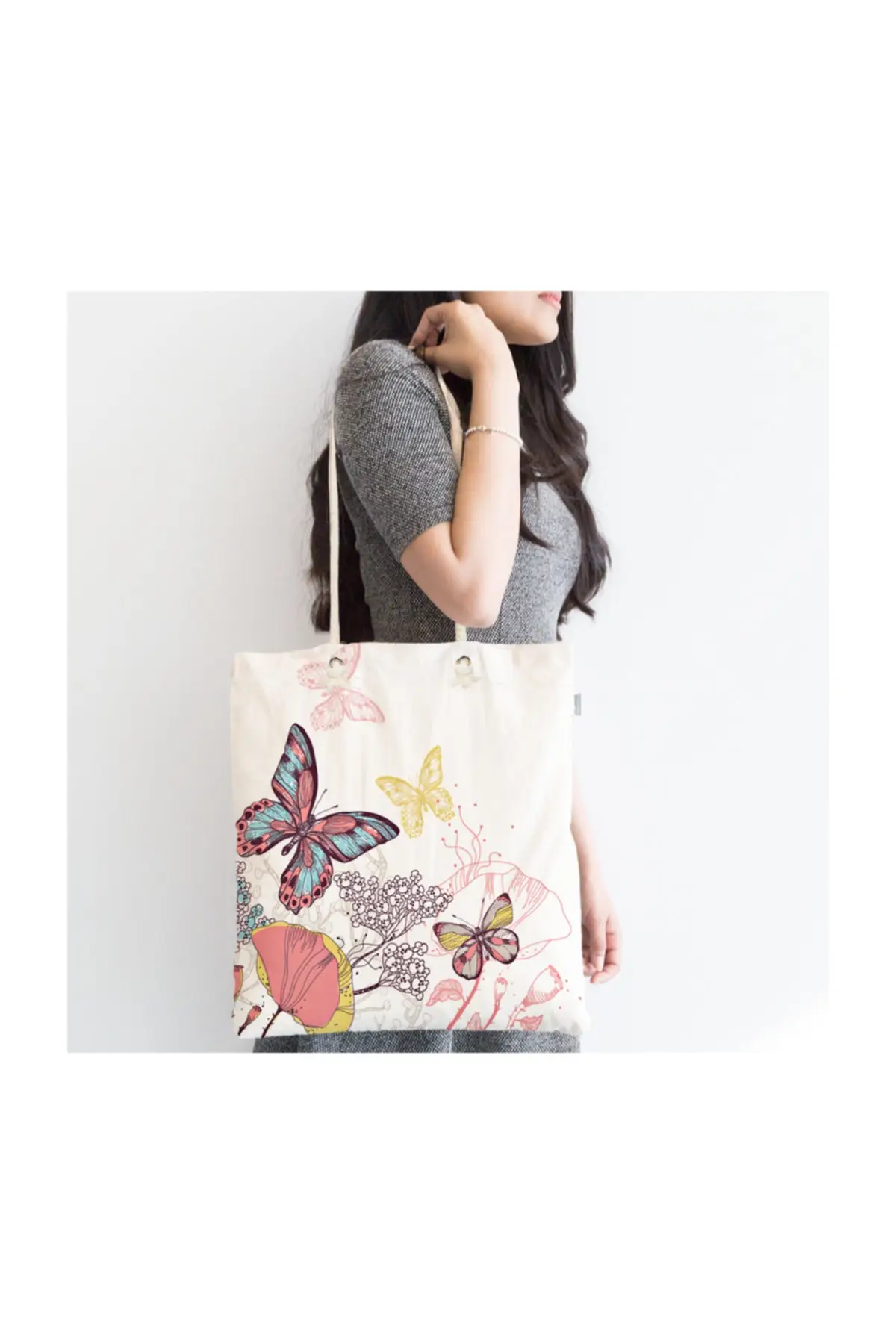 

Женская пляжная сумка-тоут на молнии с цифровой печатью