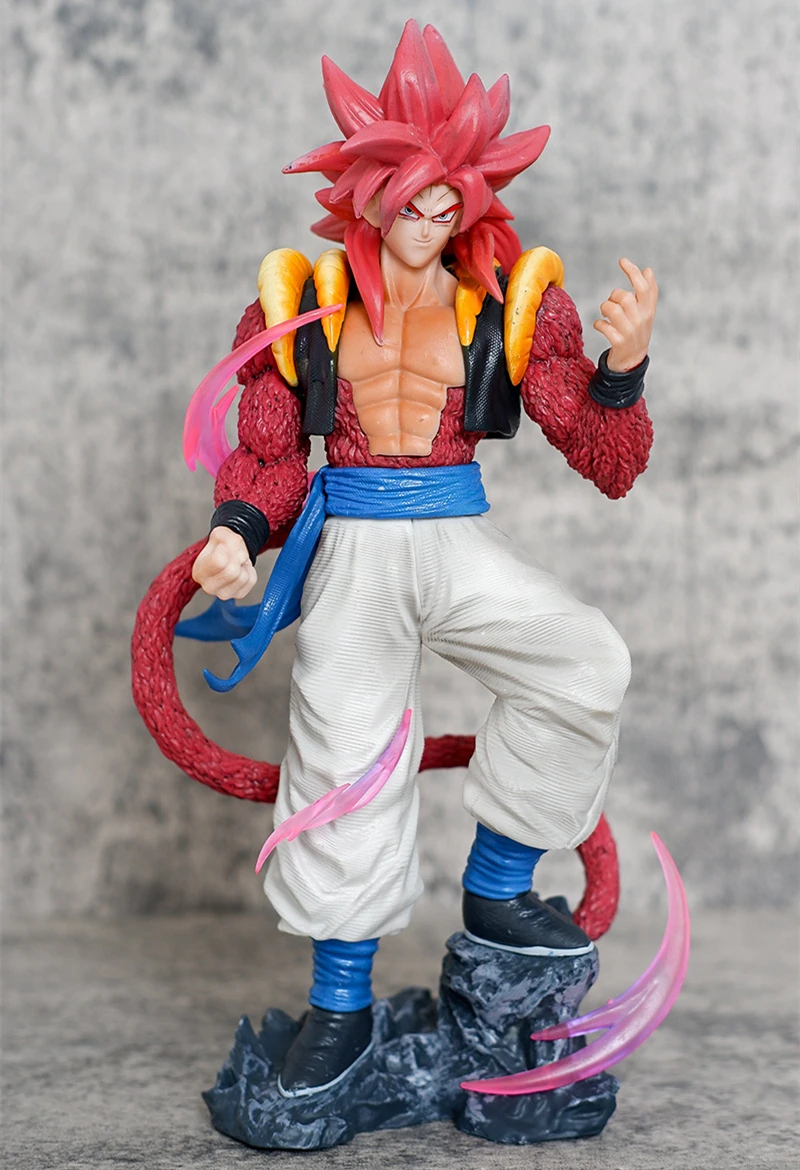 Аниме Dragon Ball Z Super Saiyan 4 Gogeta GK ПВХ Фигурка Боевая Статуя Коллекция Модель Детские