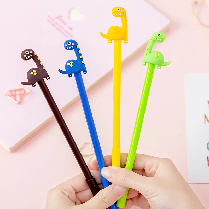 

Spotted Dinosaur Cartoon Gel Pen Black 0.5mm Student Stationery