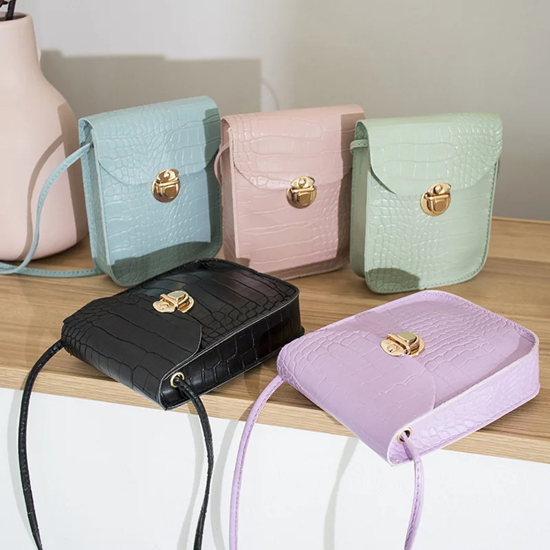 Мини-кошелек сумка на запястье женская модная через плечо из искусственной кожи