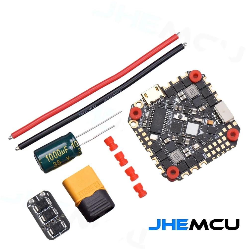 Контроллер полета JHEMCU GHF405AIO ICM Betaflight F405 OSD с 40A ESC PWM Dshot600 2-6S Для Зубочисток RC FPV